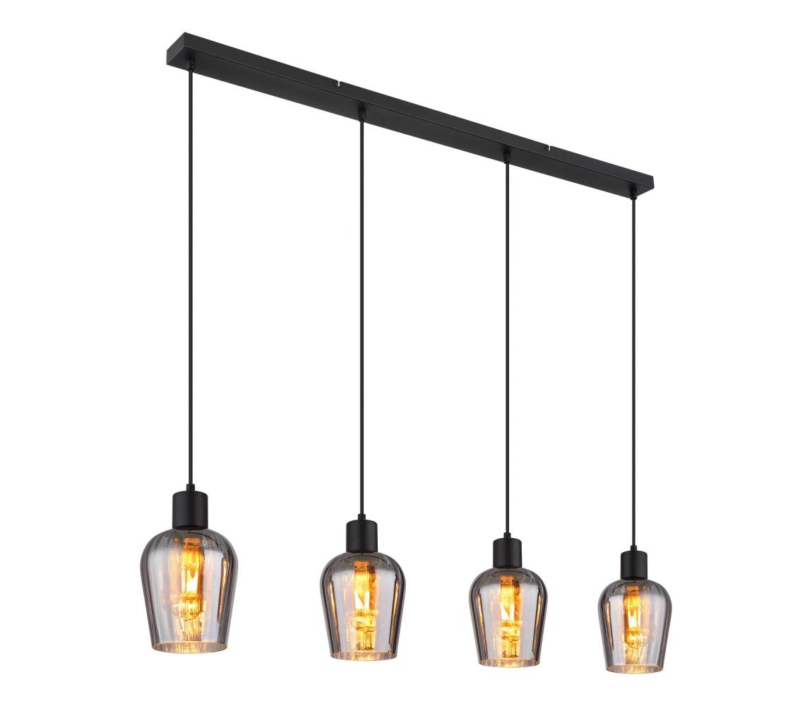 Globo 15627-4 - Żyrandol na lince RYAN 4xE27/40W/230V