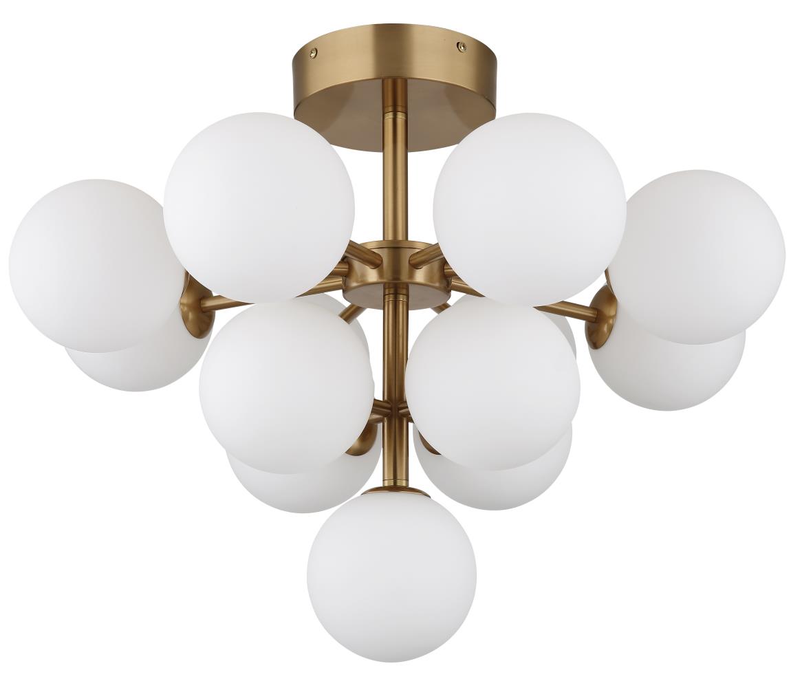 Globo 56143-13GD - Żyrandol natynkowy GRAPPY 13xG9/5W/230V