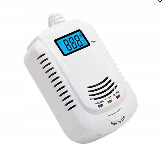 Czujnik Tlenku Węgla Czadu Gazu Detektor Co 230v