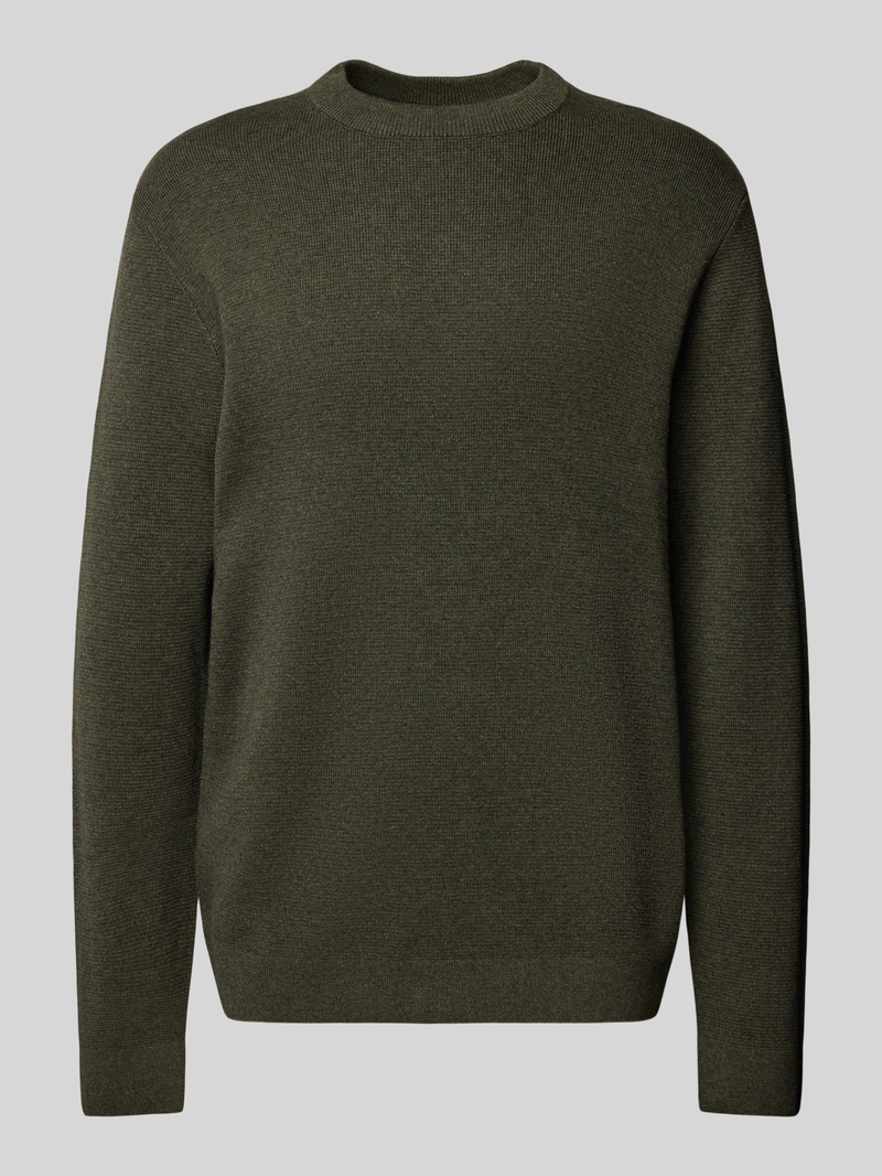 Sweter z dzianiny ze stójką model ‘MILANO’