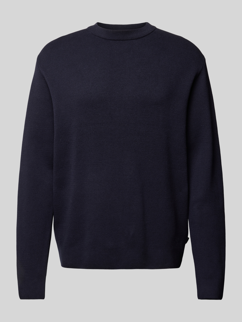 Sweter z dzianiny ze stójką model ‘MILANO’