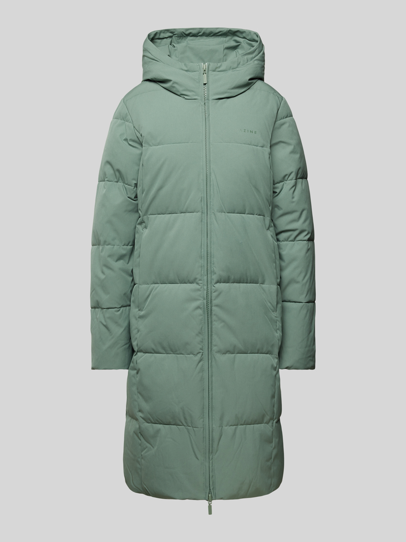 Płaszcz pikowany z kapturem model ‘Elmira’