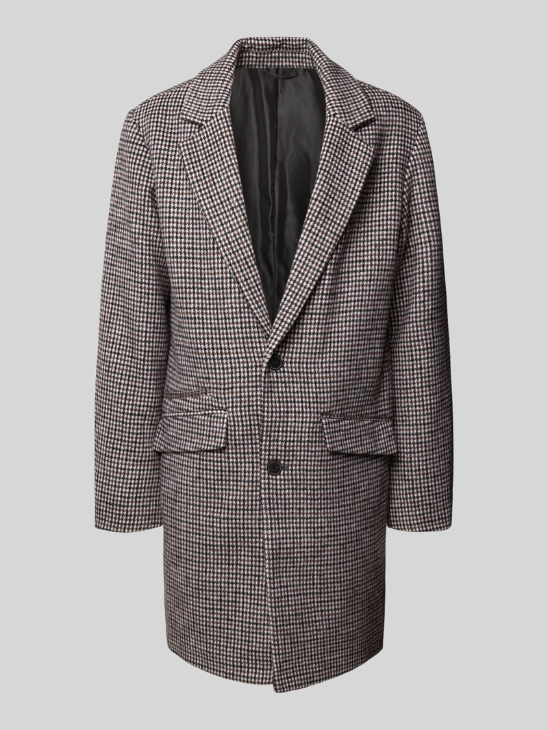 Płaszcz z kołnierzem z połami model ‘HAYS’