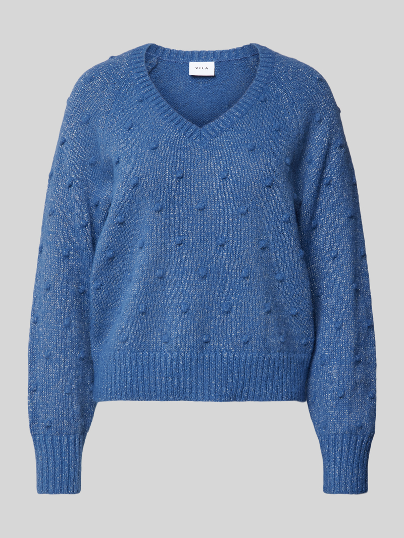 Sweter z dzianiny z obniżonymi ramionami model ‘TULI’
