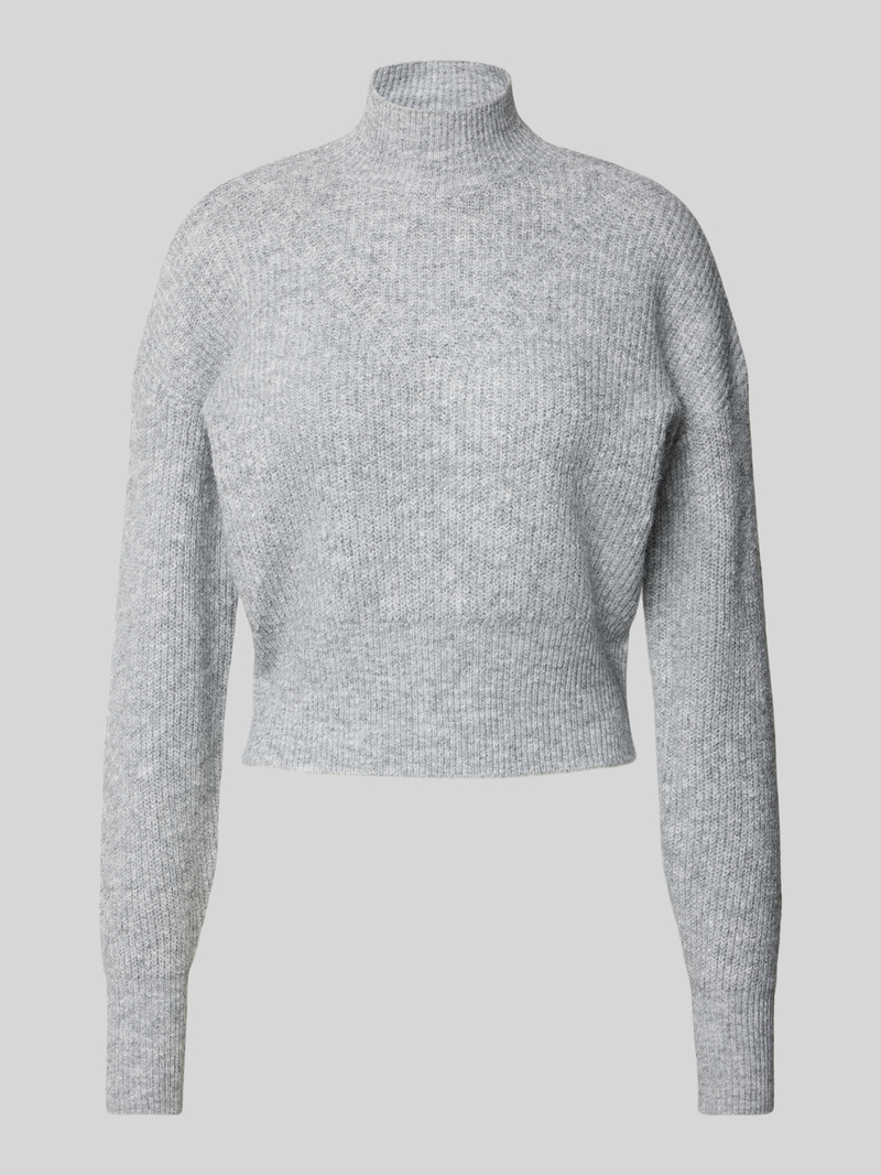Sweter z dzianiny ze stójką model ‘NELLA’