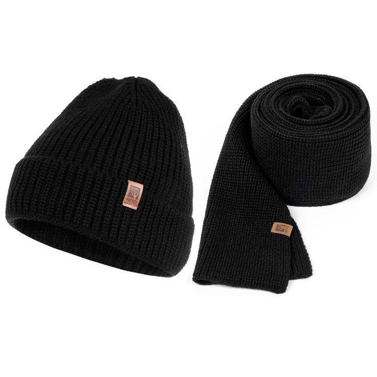 Zestaw Męski Zimowy Czapka Dokerka I Szalik Hz0010 Heyo