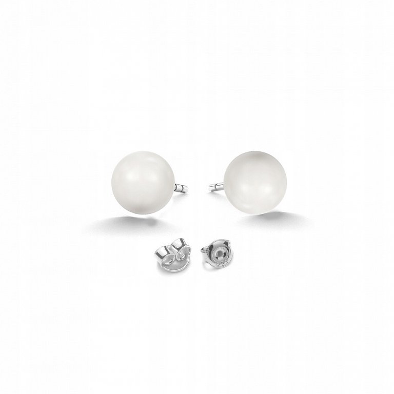 Kolczyki z perłami 4mm różne kolory DEDYKACJA GRAT