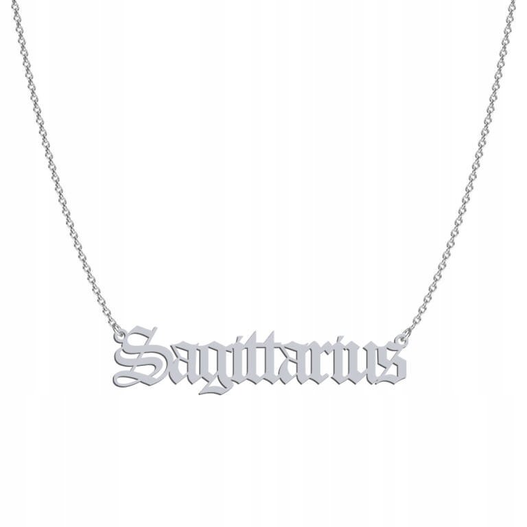 Srebrny Naszyjnik STRZELEC SAGITTARIUS TAB
