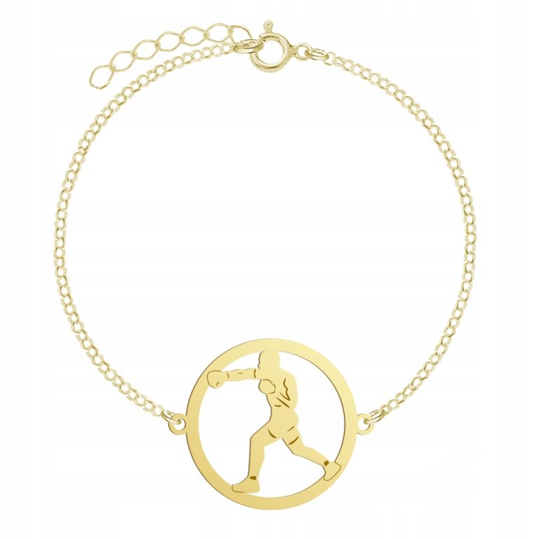 Pozłacana Bransoletka Kick-boxing GRAWER GRATIS