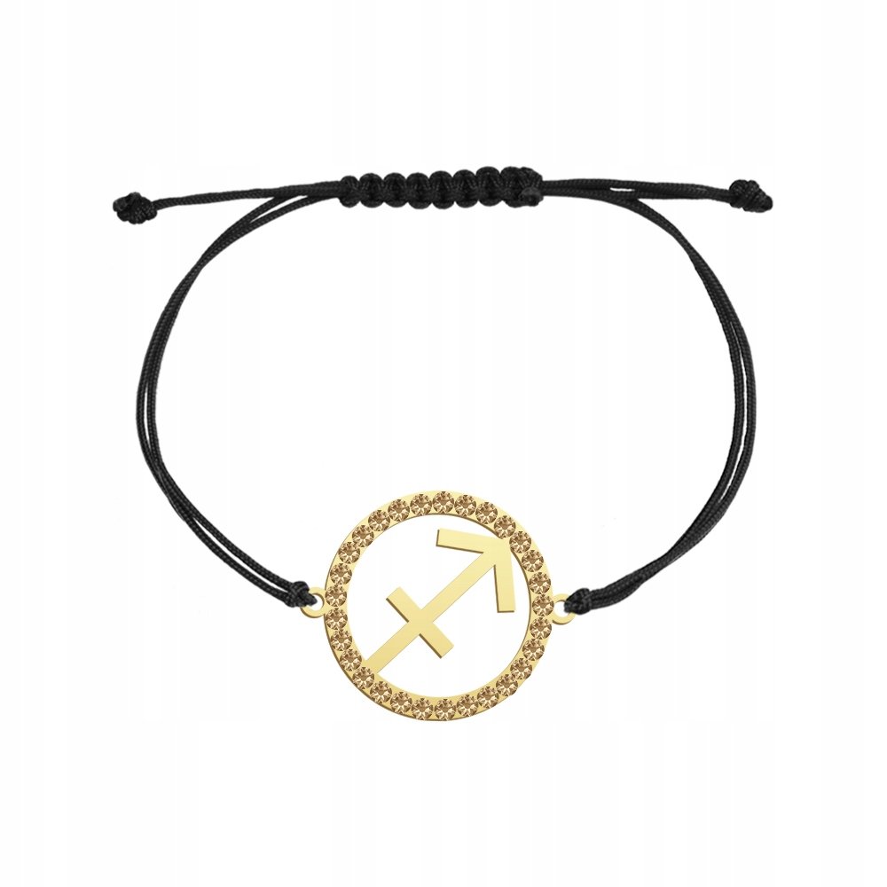 Pozłacana Bransoletka Znak Zodiaku STRZELEC