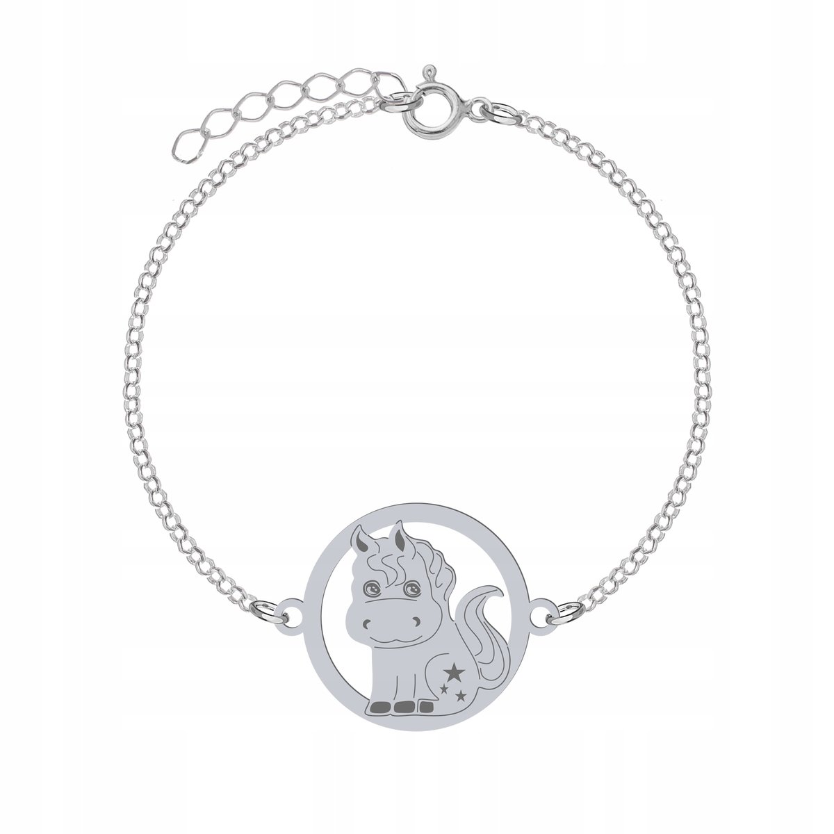 Srebrna Bransoletka CUTIE KONIK DEDYKACJA