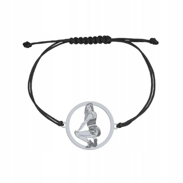 Srebrna Bransoletka Twerk Twerking GRAWER