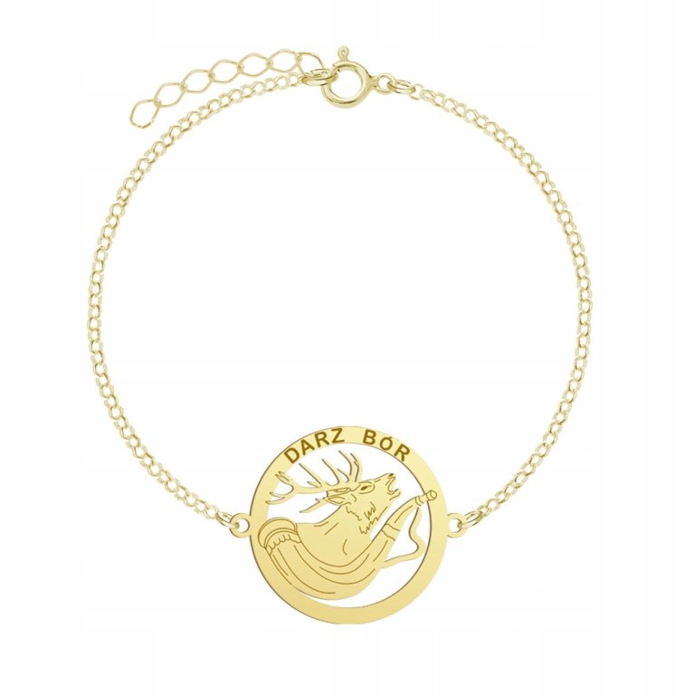 Pozłacana Bransoletka DARZ BÓR GRAWER GRATIS