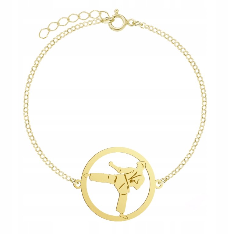 Pozłacany Bransoletka Ju-jitsu GRAWER GRATIS