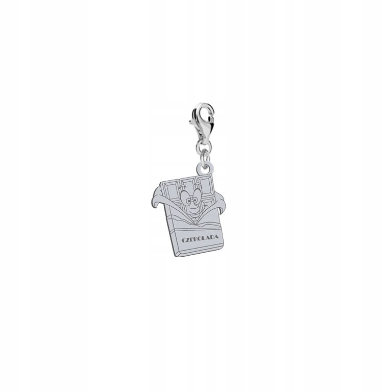 BAR OF CHOCOLATE Charms SREBRO