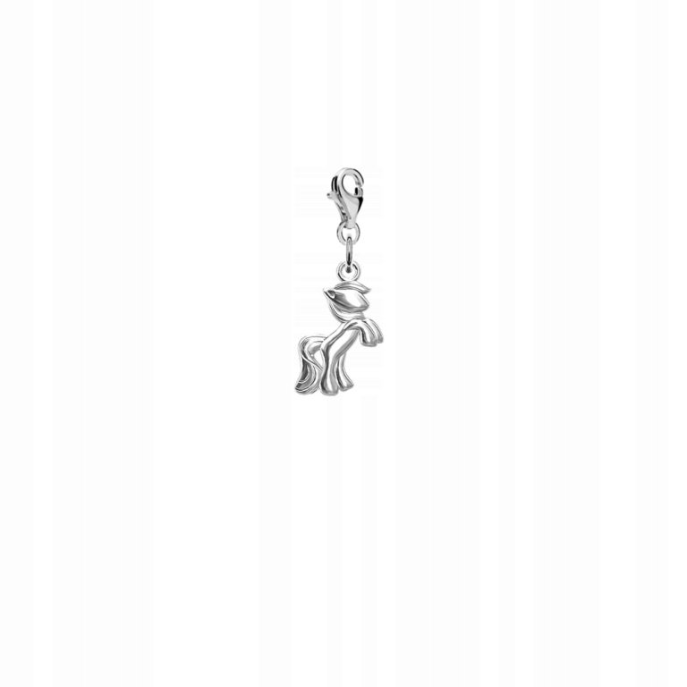 Srebrny Charms KUCYK PONY DEDYKACJA GRATIS