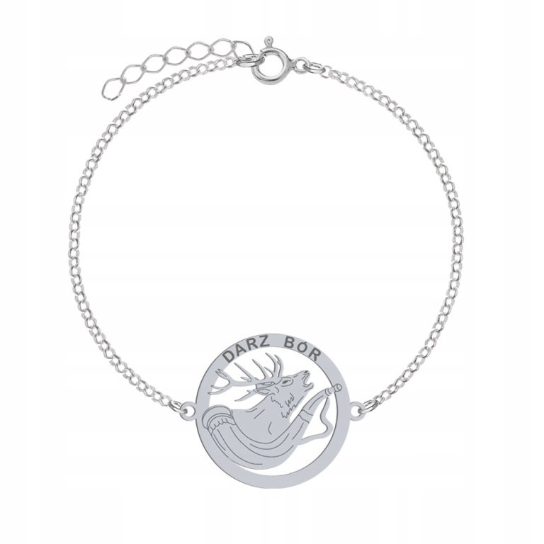 Srebrna Bransoletka DARZ BÓR GRAWER GRATIS
