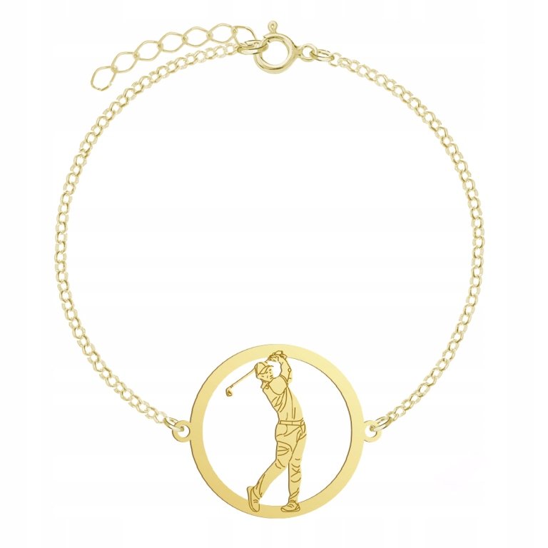 Pozłacana Bransoletka Golf GRAWER GRATIS