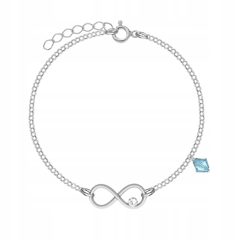 Bransoletka dla chrzestnej NIESKOŃCZONOSĆ dedykacj