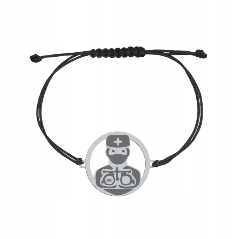 Bransoletka Srebrna Okulista GRAWER GRATIS