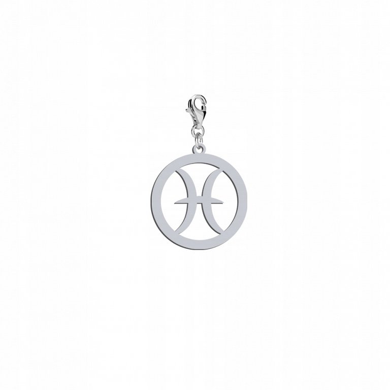 Charms Srebrny Ryby Znak Zodiaku pr925 DEDYKACJA GRATIS
