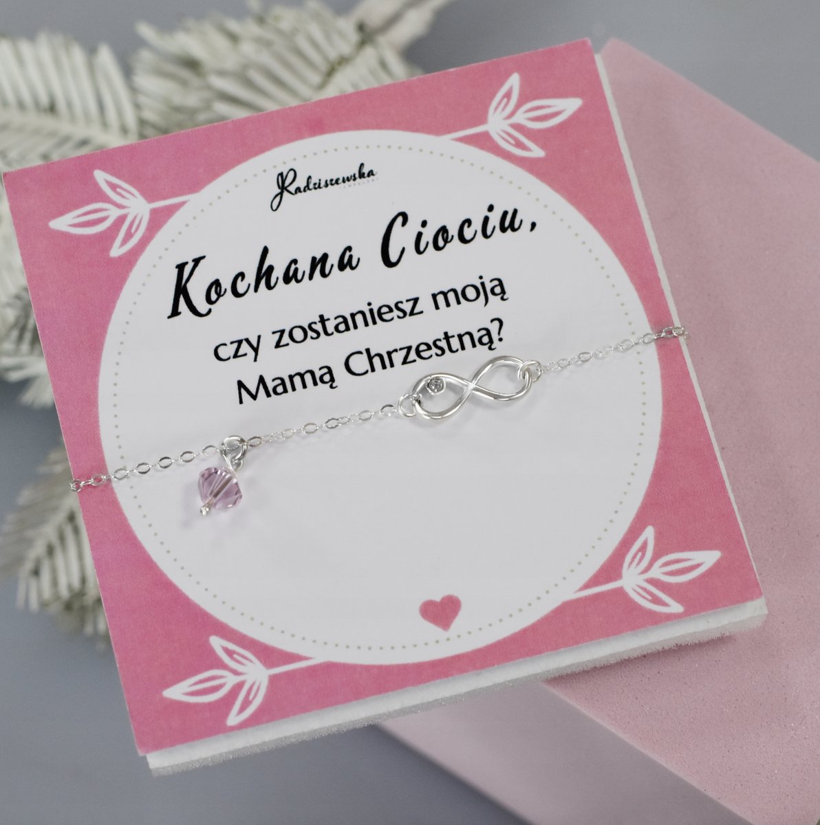 Czy zostaniesz moją Matką Chrzestną Bransoletka