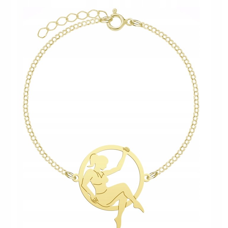 Pozłacana Bransoletka Aerial Hoop GRAWER GRATIS