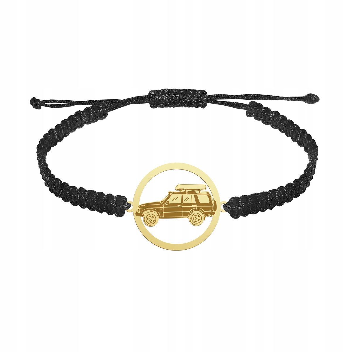 Bransoletka Złota Auto Wyprawowe Sznurek Prezent 925 GRAWER GRATIS