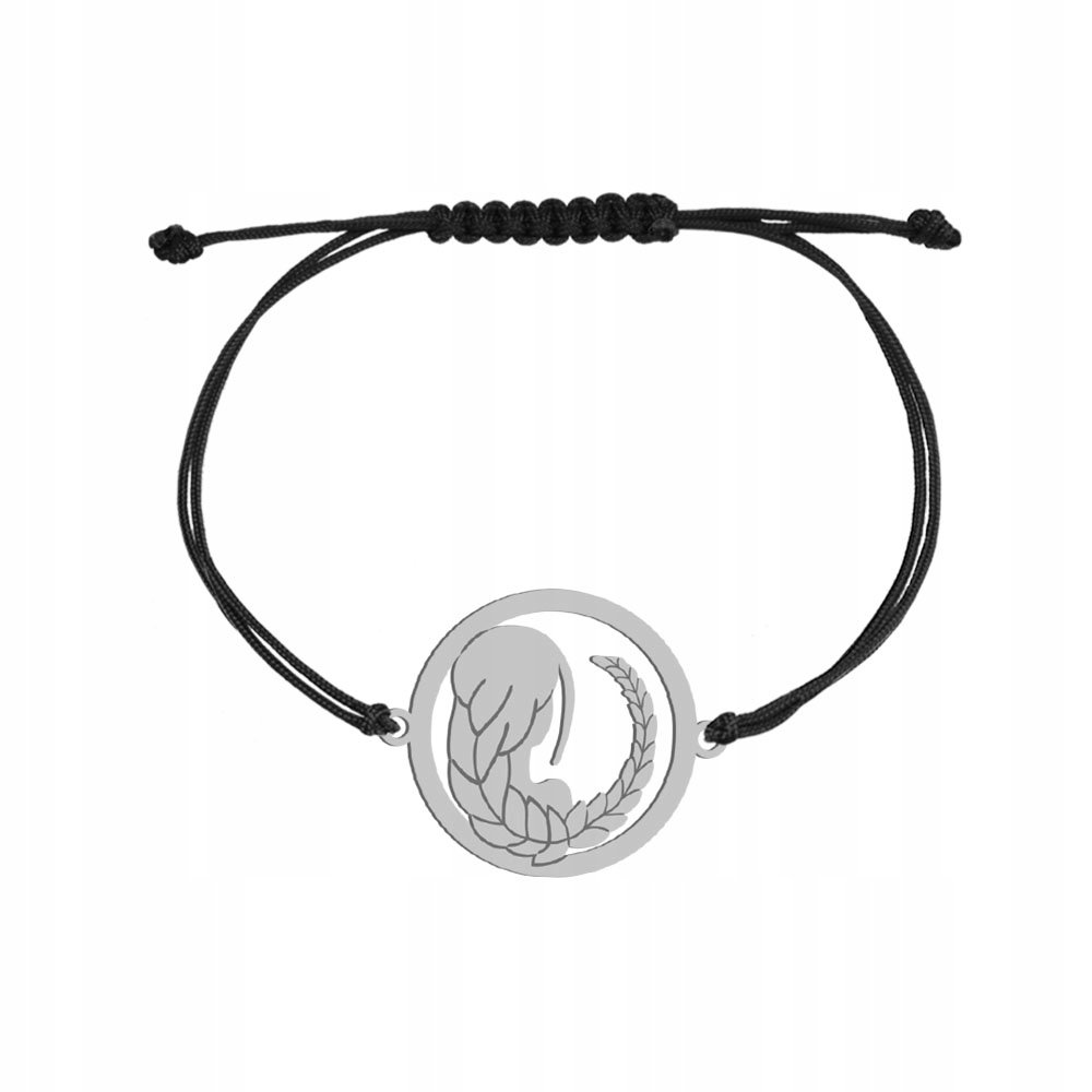 Srebrna Bransoletka Znak Zodiaku PANNA GRAWER