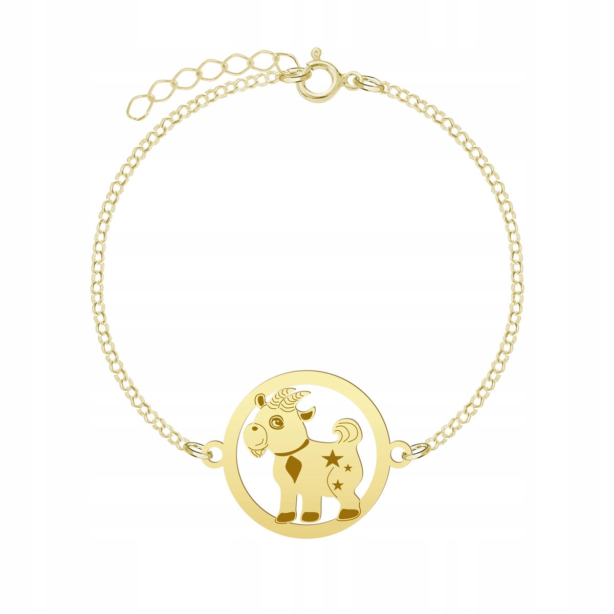 Pozłacana Bransoletka CUTIE KÓZKA DEDYKACJA