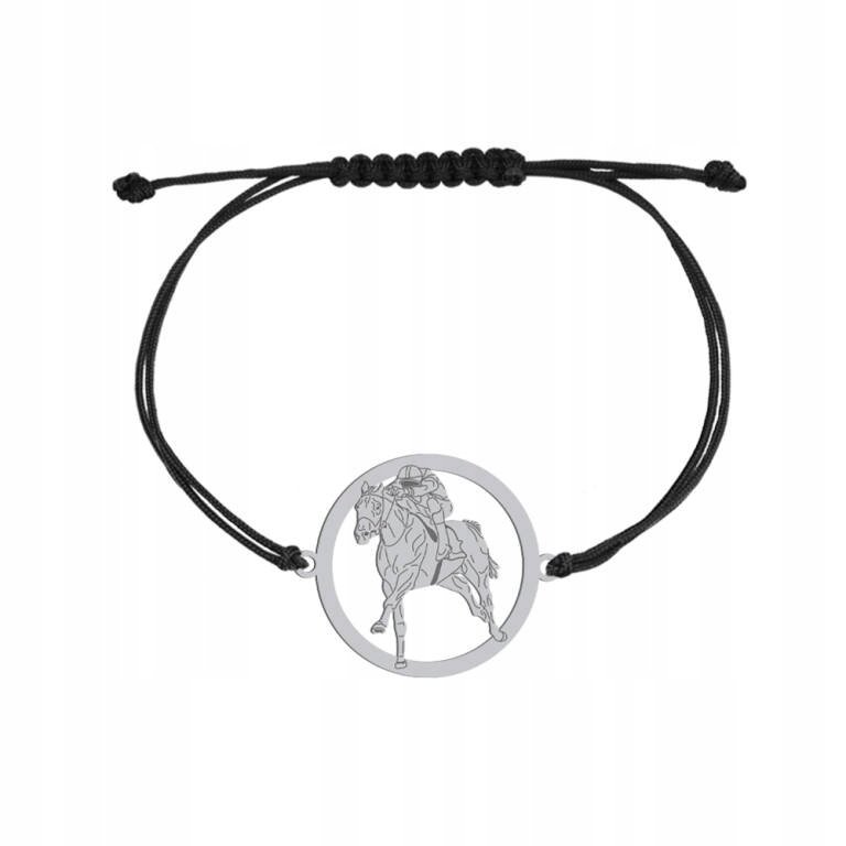 Srebrna Bransoletka Dżokej GRAWER GRATIS