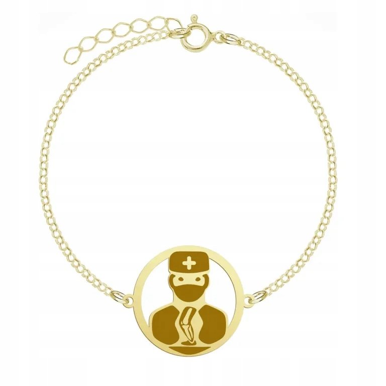 Bransoletka Pozłacana Ortopeda GRAWER GRATIS