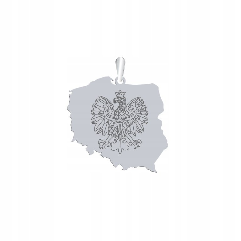 Srebrna Zawieszka POLSKA GRAWER GRATIS