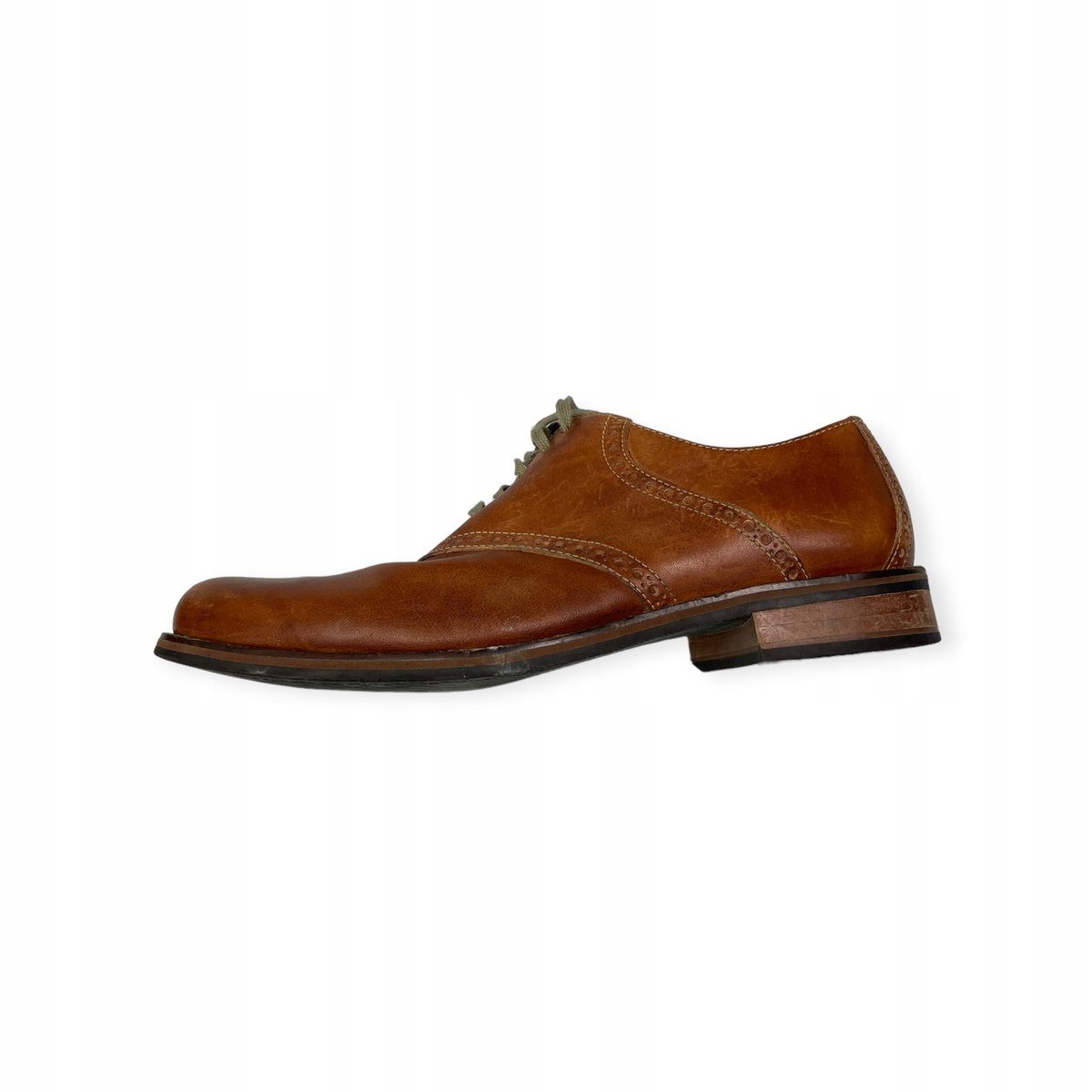 Półbuty mokasyny brązowe sznurowane Cole Haan 43,5