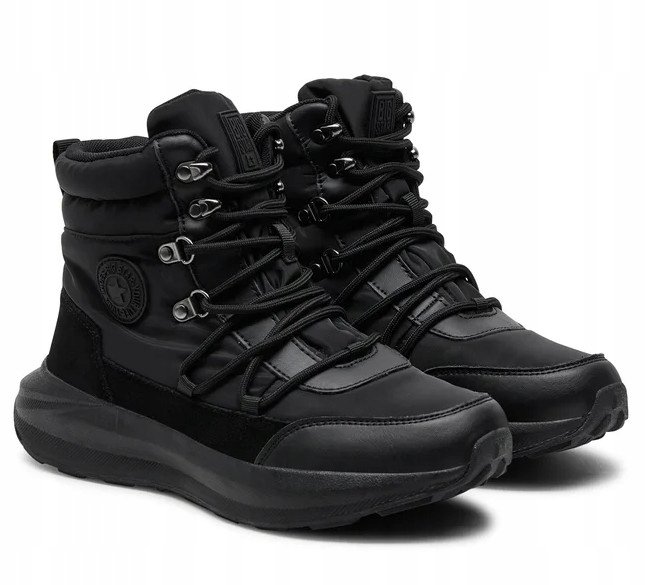 Damskie buty śniegowce Big Star OO274A142 czarny 37