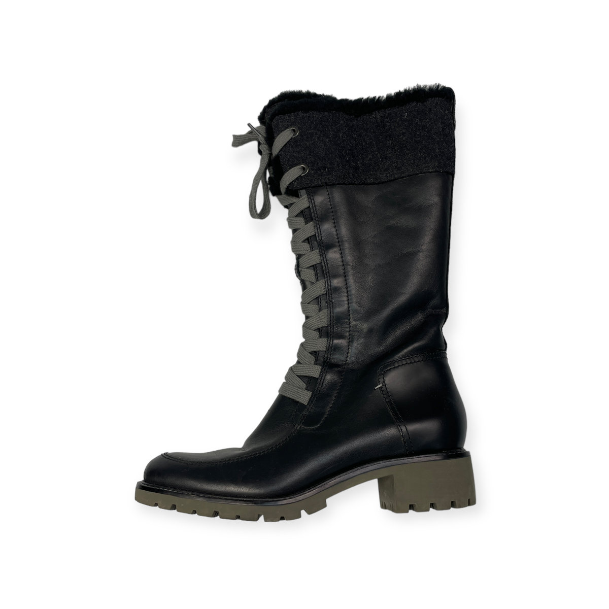Wodoodporne kozaki damskie czarne Cole Haan 38,5