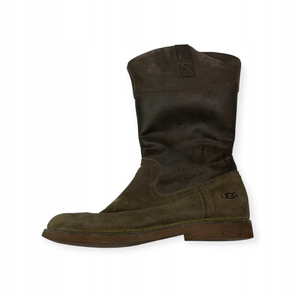 Klasyczne kozaki damskie khaki zamek UGG 35