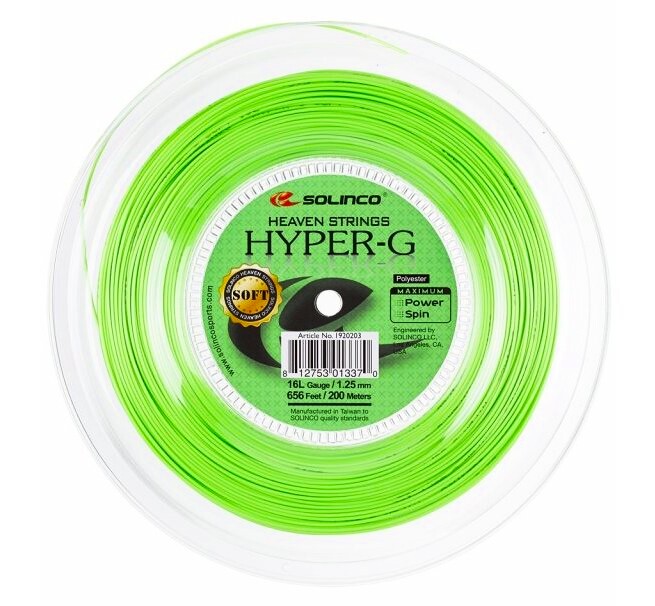Naciąg tenisowy Solinco Hyper-G Soft (200 m) 1,30 mm