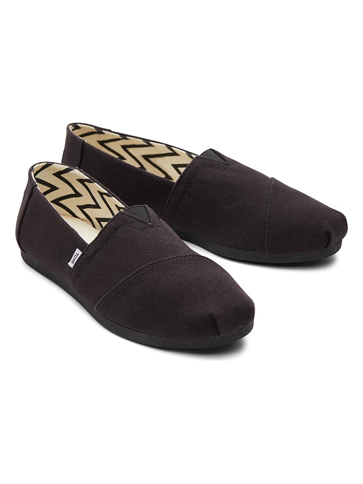 TOMS Espadryle w kolorze czarnym