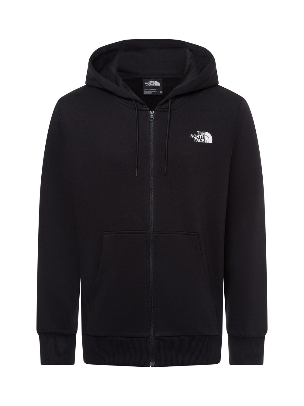 The North Face Męska kurtka z kapturem Mężczyźni Bawełna czarny jednolity, M