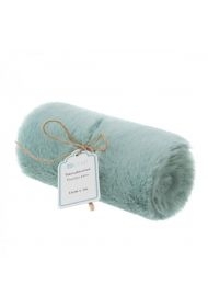 Futro pluszowe miętowe 15cmx1m