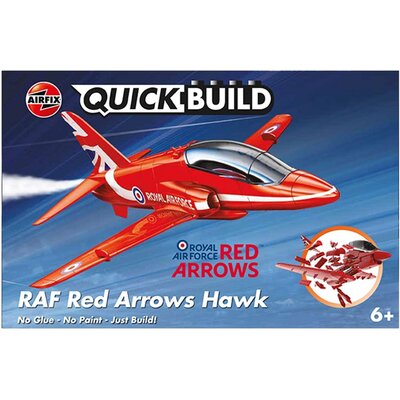 AirFix Samolot akrobacyjny RAF Red Arrows Hawk (seria Quick Build) J6018