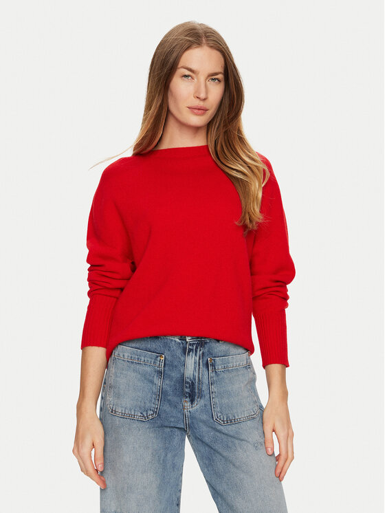 ViCOLO Sweter 77034S Czerwony Regular Fit