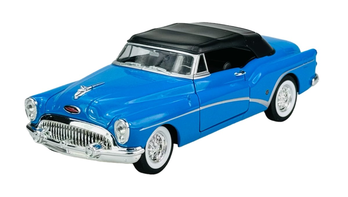 WELLY 1953 BUICK SKYLARK Z DACHEM NIEBIESKI 1:24 24027