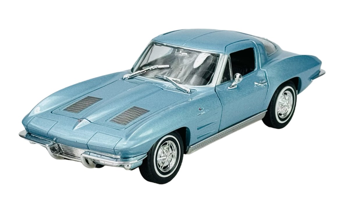 WELLY 1963 CHEVROLET CORVETTE NIEBIESKI 1:24 24073