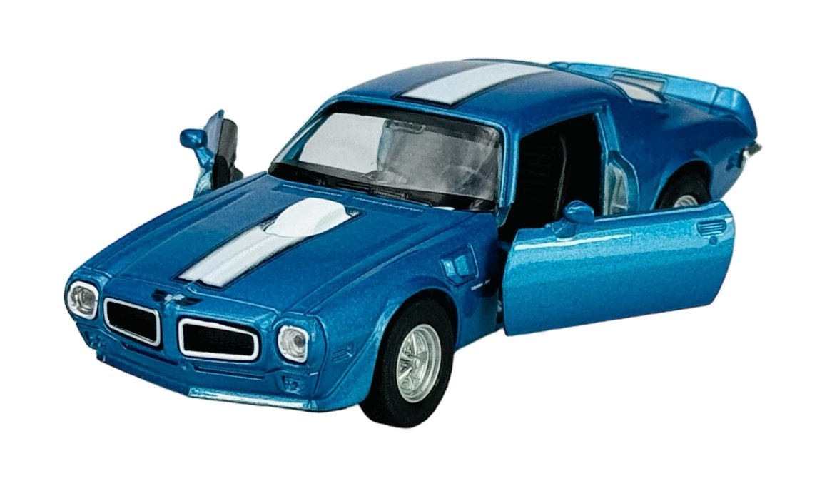 WELLY 1972 PONTIAC FIREBIRD TRANS AM NIEBIESKI 1:34 43735