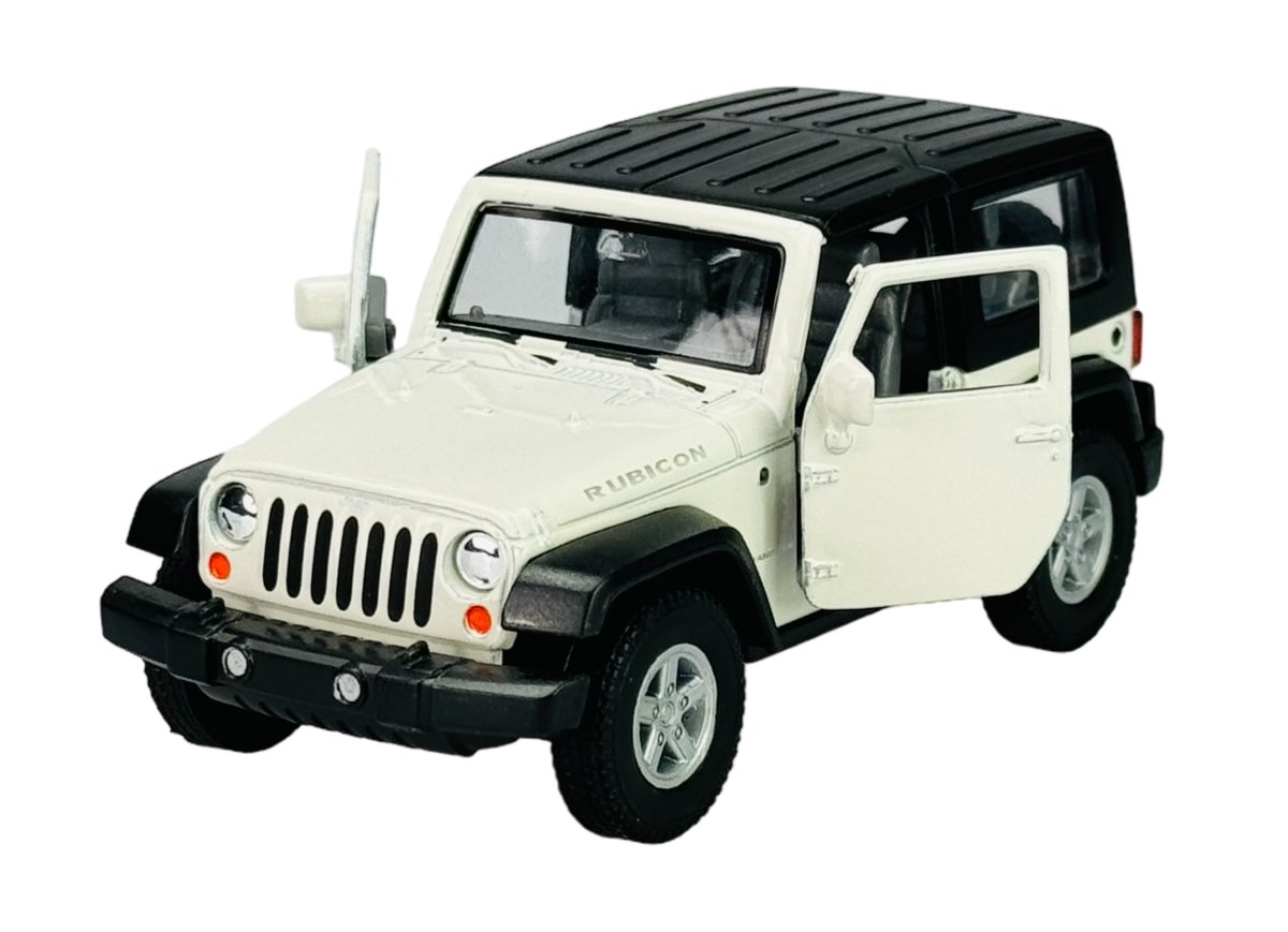 WELLY JEEP WRANGLER RUBICON Z DACHEM BIAŁY 1:34 39885