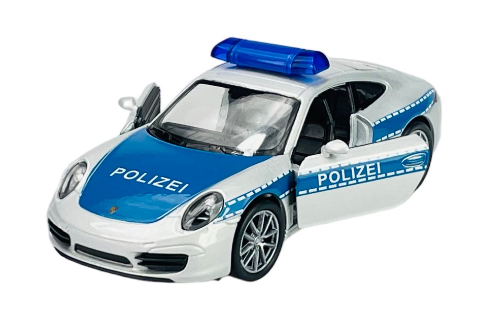 WELLY PORSCHE 911 991 CARRERA S POLICJA 1:34