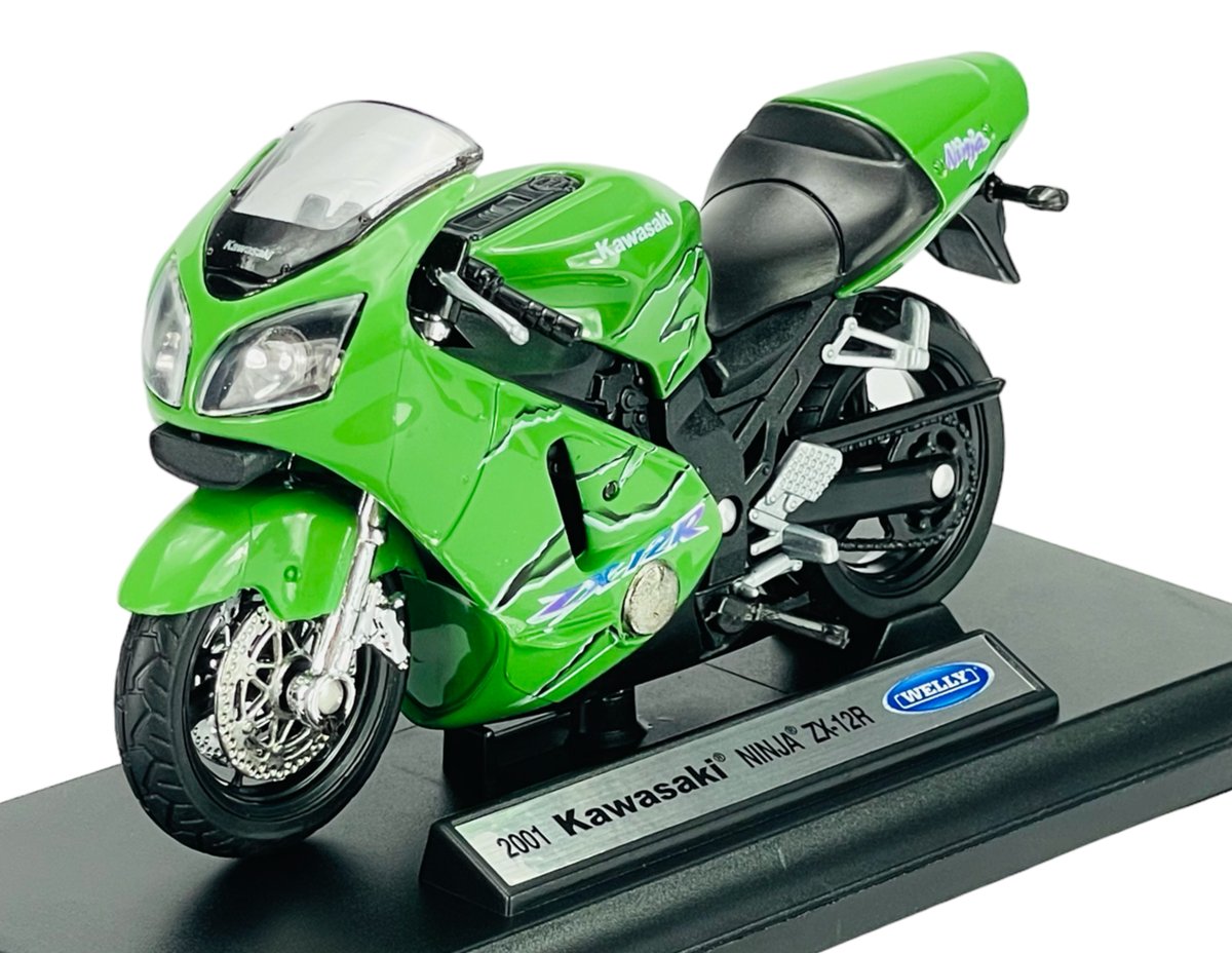 WELLY 2001 KAWASAKI NINJA ZX-12R 1:18 12167