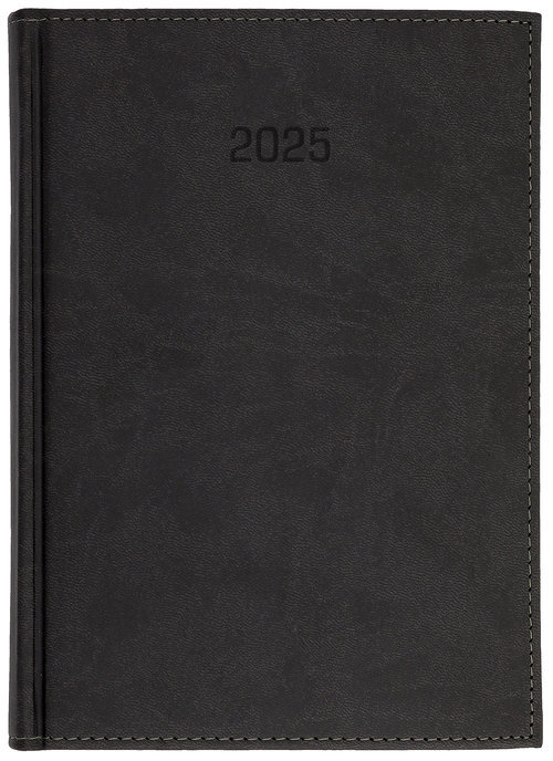 Kalendarz 2025. A5D Vivella. Czarny